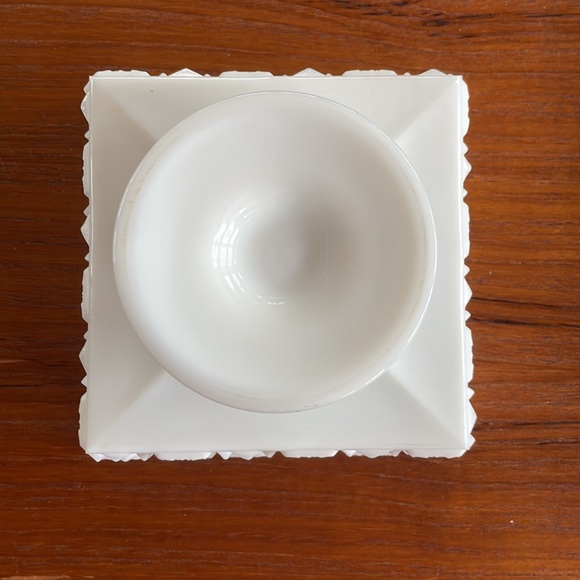 VTG Milk Glass Candy/Compote Dish - Picture 5 of 6